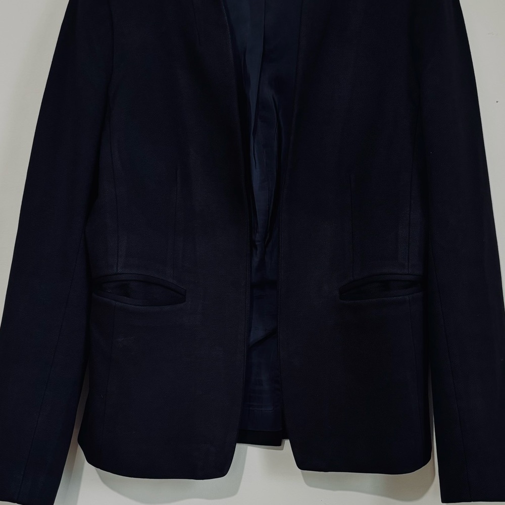 J.Crew 365 Going Out black open front tailered office business career blazer 6T - Picture 8 of 16